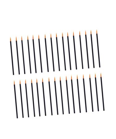 OSALADI 100pcs Makeup Eyeliner Applicator Eyeliner Disposable Makeup Eyeliner Brush Disposable Eyeliner Brush Applicator Make up Liquid Eyeliner Liner Brush for Eyes