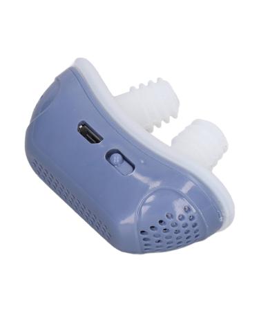 Nasal Vents Plugs Normal Breathing Silicone Comfortable Wear Snore Nose Vents Plugs Improve Sleep Quality Maximize Gas Flowing for Night Use for Women(Blue)