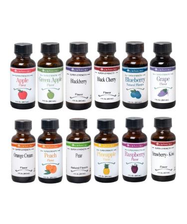 LorAnn SS 12 Fruity Flavors in - 1 ounce bottles 1 Fl Oz (Pack of 12)