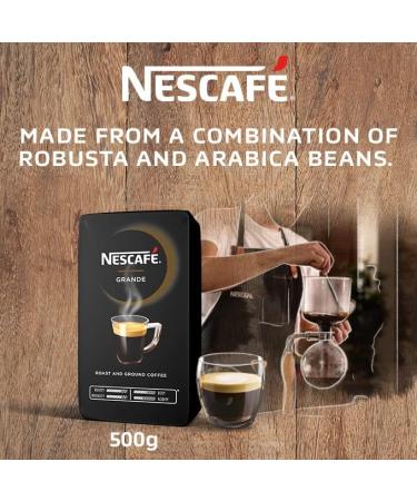NESCAF Grande Roast and Ground Filter Coffee 500g | Round-Bodied Arabica and Robusta blend - Buy Online on SooperMarket.com