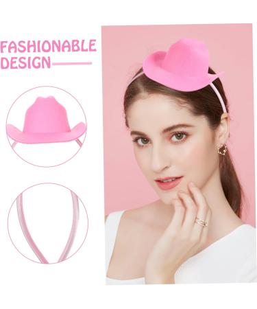 Healeved Cowboy Hat Headband Cowgirl Costume Accessories Western Party Hats Mini Cowboy Hats Cowgirl Headband Tea Party Hat Headband Cowgirl Headpiece Tiny Cowboy Hat Polyester - Buy Online on SooperMarket.com