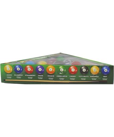 Albert's 10 Pool Gumballs Assorted Colors and Flavors 3.9 Ounce Triangle Box - Buy Online on SooperMarket.com