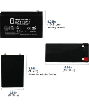 Buy Mighty Max 12V 7Ah Battery Replacement for Razor W15130412003 - International Shipping Available - Buy Online on SooperMarket.com