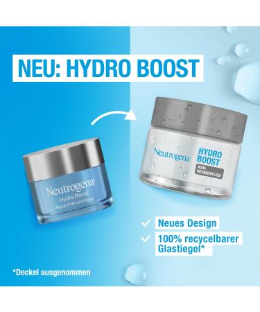 Neutrogena Hydro Boost Face Cream 50ml - Revitalising Booster with Hyaluronic Acid & Antioxidants Oil-Free Intensive Care for All Skin Types - Buy Online on SooperMarket.com