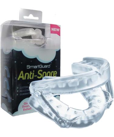 Anti-Snoring Device By SmartGuard. New Custom Snore Stopper Sleep Aid Mouthpiece Guard - Best Stop-Reduction Snoring Solution Mouth Piece Oral Appliance For Men-Women - Jaw Adjustable Sleep mouthguard