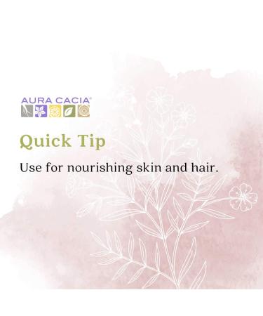 Aura Cacia Meadowfoam Skin Care Oil 30ml | GC/MS Tested Purity | Natural Moisturizer | Limnanthes Alba | International Shipping Available - Buy Online on SooperMarket.com