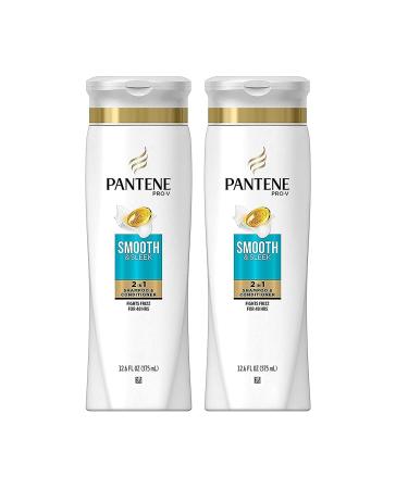 Pantene Pro-V Smooth & Sleek 2in1 Shampoo and Conditioner with Argan Oil - 12.6 oz - 2 pk