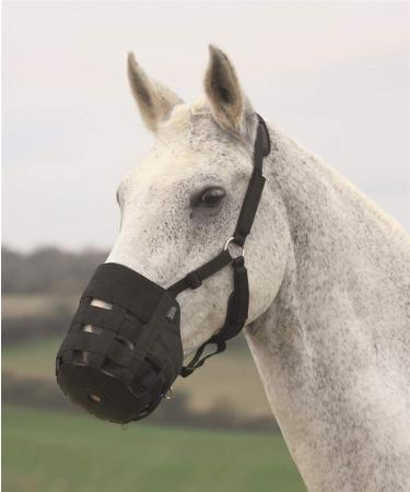Shires Comfort Grazing Muzzle Black Extra Full