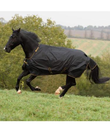 Kerbl Bucas IrishTurnout Horse Blanket Light 50g 140 SW/Gold Black 140