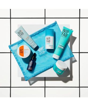 Nip + Fab Exfoliate & Hydrate Gift Set | Smooth Texture and Boost Glow with Glycolic acid | Glycolic Scrub Concentrate Pads | Hyaluronic Cream - Buy Online on SooperMarket.com
