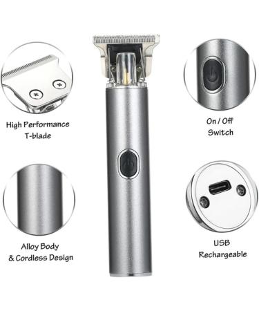 FRCOLOR Husband 1 Set Special Carving Clippers Hubby Husband Electric Push Shears Oil Head Clipper Man Electric Leg Electric Men Trimmer USB Clipper Portapotty 14.7X2.4X2.4cm Silver - Buy Online on SooperMarket.com
