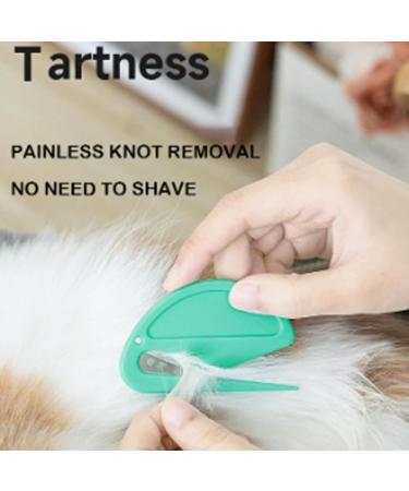 Pet Knotting Comb 5Pcs Letter Opener Wrapping Paper Cutter Sliding Cutter for Pet Open Knot Comb for Cat & Dogs Pet Dematting Comb Hair Knot Remover (5PCS) - Buy Online on SooperMarket.com