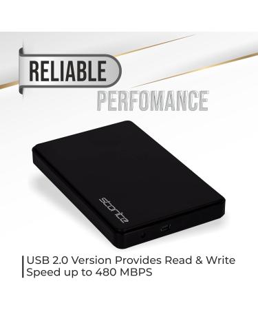 Storite Ultra Slim Portable External Hard Drive - 320GB - Black - Buy Online on SooperMarket.com