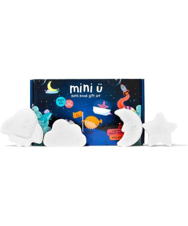 Mini U Bath Bomb Gift Set -Cloud Rainbow Rocket Moon & Star Fizzers - Moisturising Shea Butter -Bathtime Fun Bath Toys - Great Stocking Filler Gift - *Made for Mums Award 2023 Gold* - Buy Online on SooperMarket.com