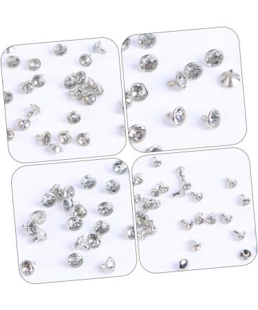 TEHAUX 200 Sets Leather Crafts Diamond-Studded Bag Luggage Making of Clothes Accessories Clothing Garment 0.8X0.8X1CM As Shown - Buy Online on SooperMarket.com