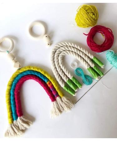 164ft Natural Cotton Rope Cord 1/4 inch Thick | DIY Rope Craft 6mm X 50m | Ideal for Rope Wrapped Jars, Vases, Buckets, Lamps, Coasters | Eco-Friendly Crafting Supplies - Buy Online on SooperMarket.com