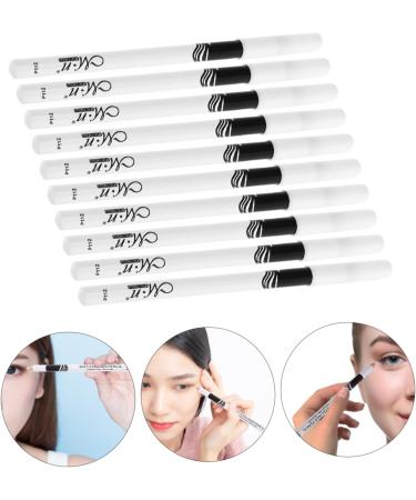 FOYTOKI 30 Pcs Lying Silkworm Eyeliner Eyelid Make up Pencil Professional Eyeliner Pencils White Wooden Pole - Buy Online on SooperMarket.com