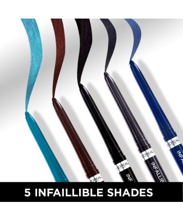 L'Or al Paris Waterproof Gel Eyeliner with Sponge - 36H Infaillible Smokey Eyes Brown Denim - 1g (1 Pack) | International Shipping Available - Buy Online on SooperMarket.com