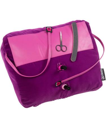 Manicure Cushion Pedicure Pillow Nail Arm Rest Foot Care Purple Velvet - Buy Online on SooperMarket.com