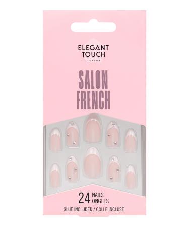 Elegant Touch French Nails 128