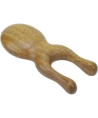 Portable Sandalwood Gua Sha Massager - Ergonomic Multifunctional Tool for Face & Body Tension Relief | International Shipping Available - Buy Online on SooperMarket.com