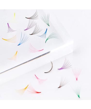 10D D Curl Color Lash Extensions 1000pc Mix 13mm - Handmade Premade Fans for Stunning Eyes - Buy Online on SooperMarket.com