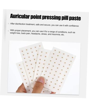 Healeved 5 Sets of 200 Acupuncture Ear Pressure Relief Pills - Acupressure Magnetic Beans & Pellet Seeds for Effective Pain Relief - Buy Online on SooperMarket.com