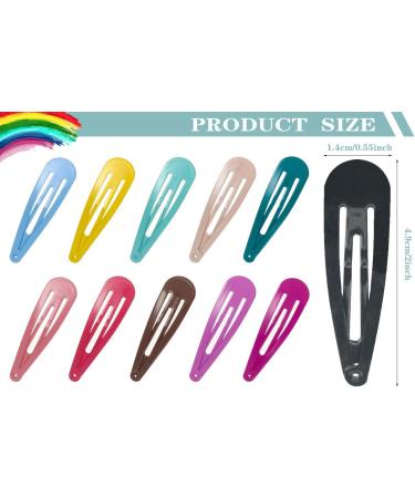 DAZISEN 40 Pack Hair Clips For Girls Metal Snap Kids Barrettes Women'S Hair Accessories Colorful Candy Lovely Simple Hairstyle Clips Purple - Buy Online on SooperMarket.com