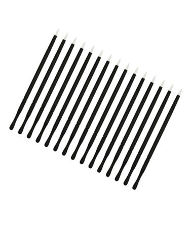 Healeved 50pcs Eye Makeup Tools Eyeliner Brush for Liner Eyeliner Applicator Makeup Eye Wands White