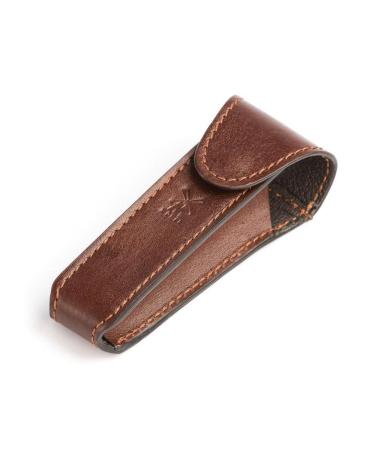 M hle Brown Leather Razor Case Standard Brown Est ndar