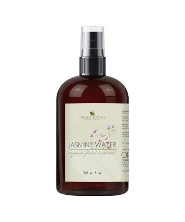 Jasmine Hydrosol Face Mist Calming Spray Toner Aroma Therapy Body Mist Set Makeup 8oz Pure Hydrosol Water Jasmine by Organic Pure Oil