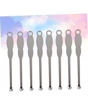 100pcs Stainless Steel Ear Wax Curette | Ear Pick Cleaner Tool - Buy Online on SooperMarket.com