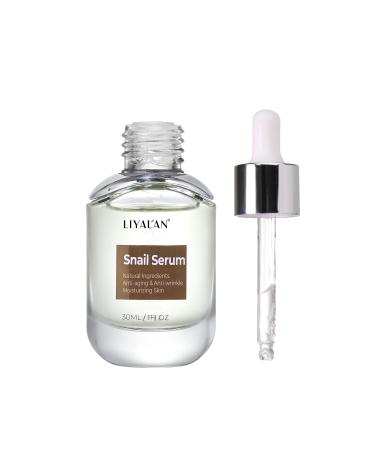 LIYALAN Collagen Snail Mucin Face Serum | Anti-Aging & Moisturizing Skincare | 30ml - Shop Internationally - Buy Online on SooperMarket.com