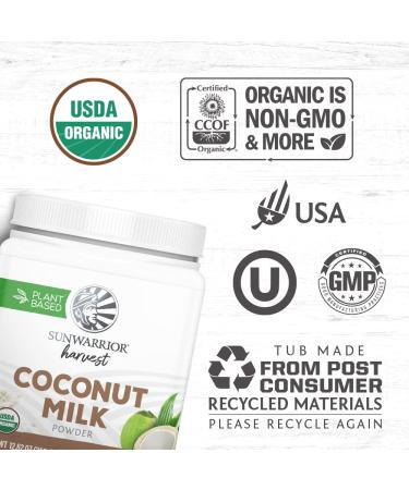 Organic Sunwarrior Coconut Milk Powder with MCT - 358g | Vegan, Keto, Paleo, Gluten-Free Coffee Creamer | Sugar-Free, Dairy-Free, Shelf Stable - Buy Online on SooperMarket.com