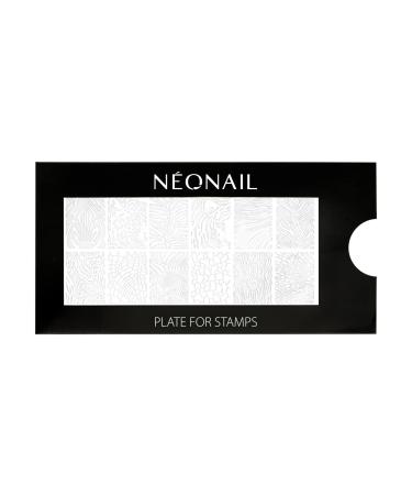 Neonail Stamping Plate 12 - Stamping Platte - Stencils Plate - Nail Art - Nail Design - Nail Stamp Schablone - French Nails Stencil - Nail Art Stamp