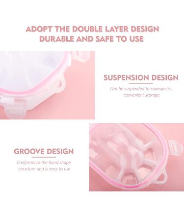 Nail Soaking Bowl Set with Cuticle Remover and Stainless Steel Peeler - 2PC Gel Polish Remover Kit for Manicure and Nail Art - Buy Online on SooperMarket.com