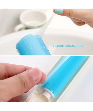 ZatRuiZE 2 Pcs Sticky Removal Roller Hair Lint Roller Reusable Cleaner Portable Washable Lint Roller Working on Couch Pets Clothes Carpets 2 Big Blue - Buy Online on SooperMarket.com