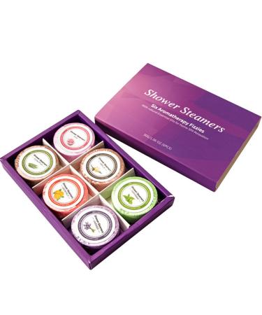 1 Set Shower Steamers Aromatherapy Bath Bombs 30g Colorful Shower Steamers with Multiple fragrances Shower Bombs Natural Essential Oils Bath Bomb Set
