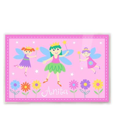 Olive Kids Kids Personalized Fairy Princess Placemat  18 x 12 Inches  Laminated