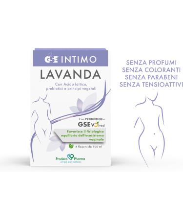 GSE Linea Intimo Lavanda Trattamento Detergente Intimo Delicato 4x100 ml - Buy Online on SooperMarket.com