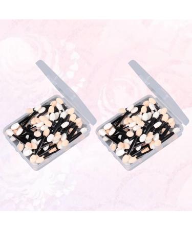 KALLORY 100 Pcs Make up for Face Makeup Eye Makeup Tools Eye Shadow Double Head Cosmetic - Buy Online on SooperMarket.com