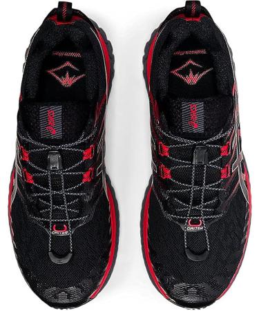 ASICS Men's Trabuco Max Trail Running Shoes 10.5 - Black/Electric Red - Buy Online on SooperMarket.com