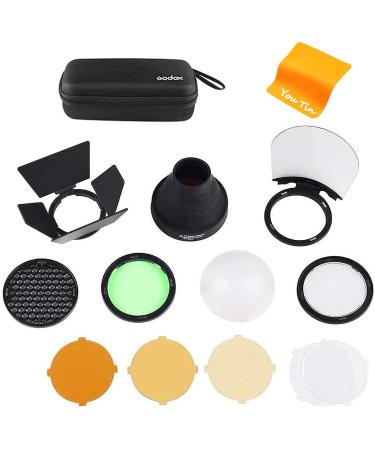 Godox AK-R1 Round Flash Head Accessories Kit for Godox V1 Speedlight and H200R Round Flash Head to AD200 AD200pro Pocket Flash