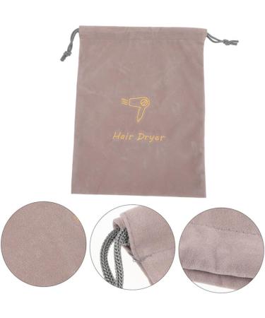 FOYTOKI 2pcs Velvet Bag Hair Dryer Bag Hair Dryer Organizer Storage Bag for Hair Dryer Hair Blow Dryer Bag Hair Dryer Fabric Bag Drawstring Fabric Bags Drawstring Storage Bag - Buy Online on SooperMarket.com