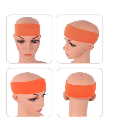 Buy MapofBeauty 3 Pack Yoga Headbands - Stretchy Cotton Hair Wraps for Sport & Exercise (White Pink Orange) - International Shipping Available - Buy Online on SooperMarket.com