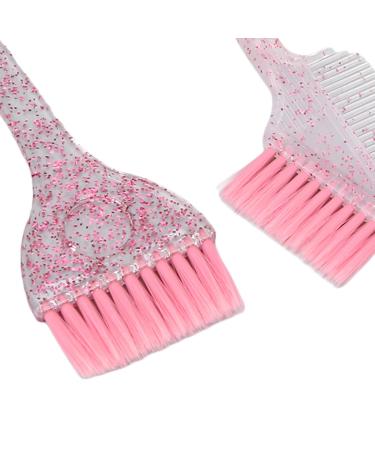 3PC Hair Dye Set - Color Mixer & Tinting Brush for Home & Salon Use | Pink Hair Coloring Comb & Barber Tools - Buy Online on SooperMarket.com