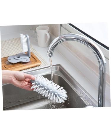 FRCOLOR 2pcs Creative Suction Wall Lazy Cup Brush Baby Water Brush Cleaner Vent Cleaner Glass Cleaner Brush Mug Brush Water Bottle Lazy Wall Brush Earth Tones Makeup To Rotate - Buy Online on SooperMarket.com