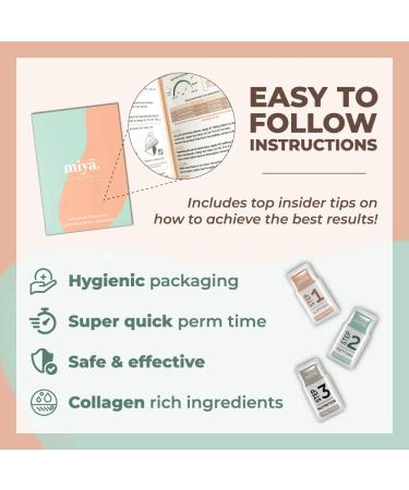 MIYA LASH 2 in 1 Lash Lift & Brow Lamination Kit - Professional Salon Results | Instant Fuller Eyebrows & Eyelashes | Lasts 8 Weeks | LVL Perm Laminate | Includes Silicone Shields & Lash Picks - Buy Online on SooperMarket.com