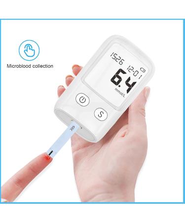 Blood Glucose Monitor Kit - Auto Coding, LCD Display, 25 Lancets, 25 Test Strips, 2 Manuals - Buy Online on SooperMarket.com