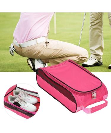 Wallfire Golf Shoe Bag - Breathable Nylon Pink Shoe Storage Organizer - Buy Online on SooperMarket.com